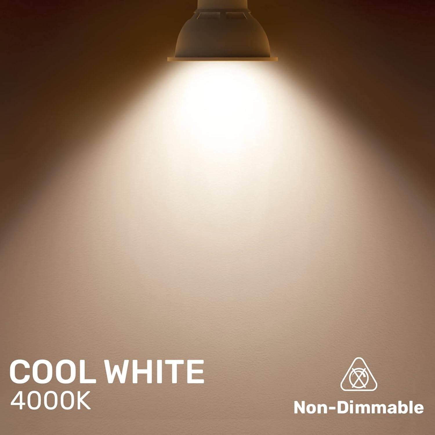paul russells GU10 LED Bulbs 4.9W 400 Lumens Cool White 4000K Non Dimmable LED Spotlight Bulbs for Ceiling Light LED Ceiling Lighting - Image 2