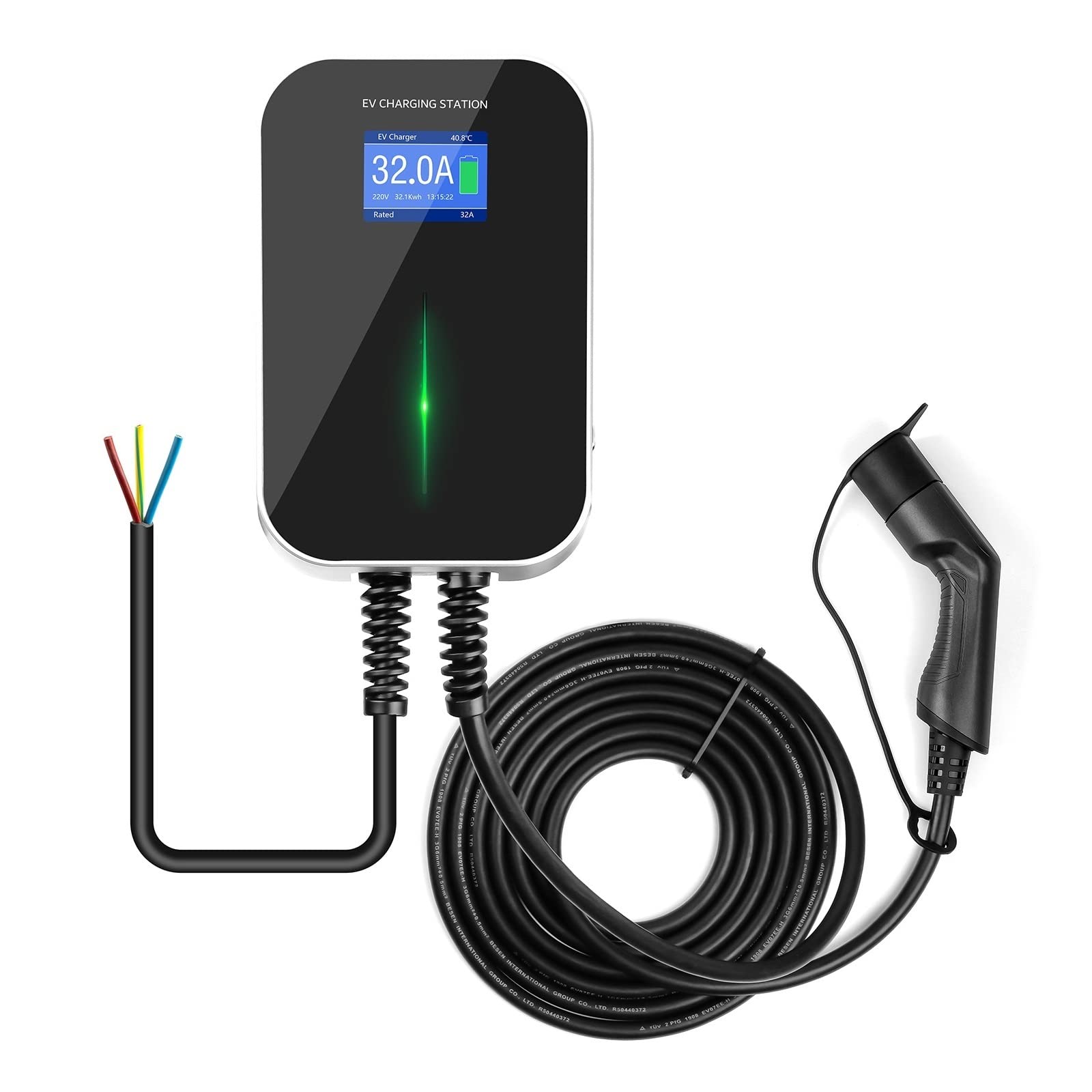 Amazon.co.jp: 電気自動車充電器 タイプ 2 EV 充電器 32A 1 フェーズ