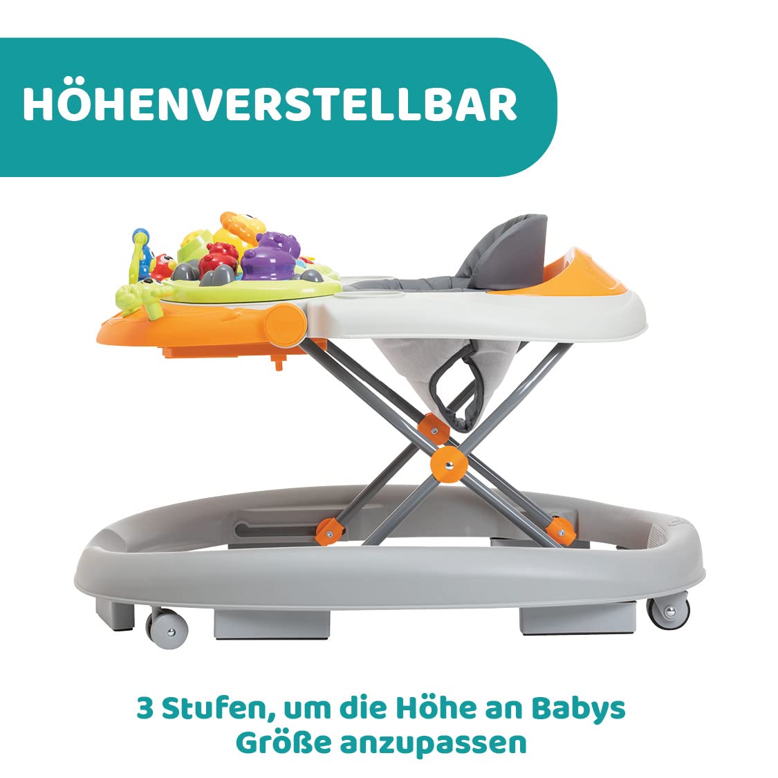 Chicco Walky Talky Trotteur Gris