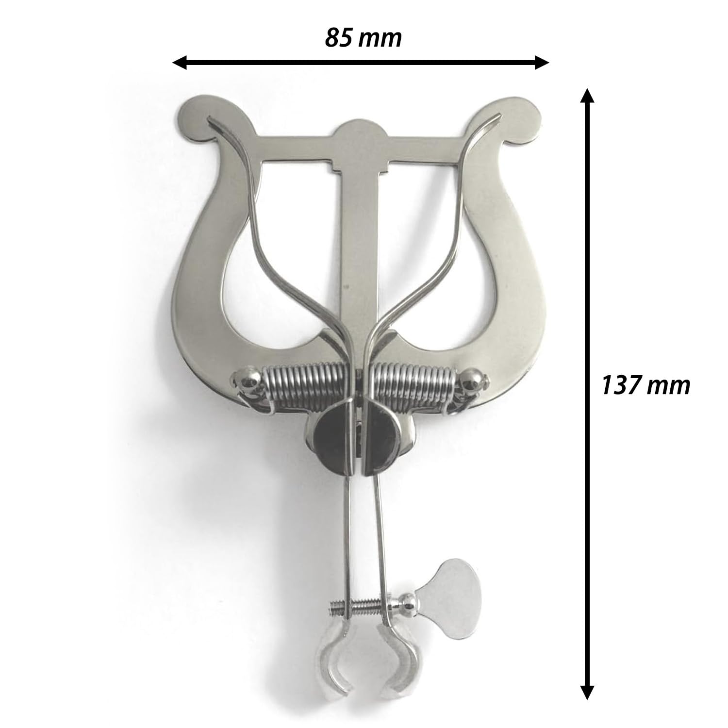 Lira Trompa Atriles de Marcha Soundman Lyra Lyre French Horn Trompas Niquel