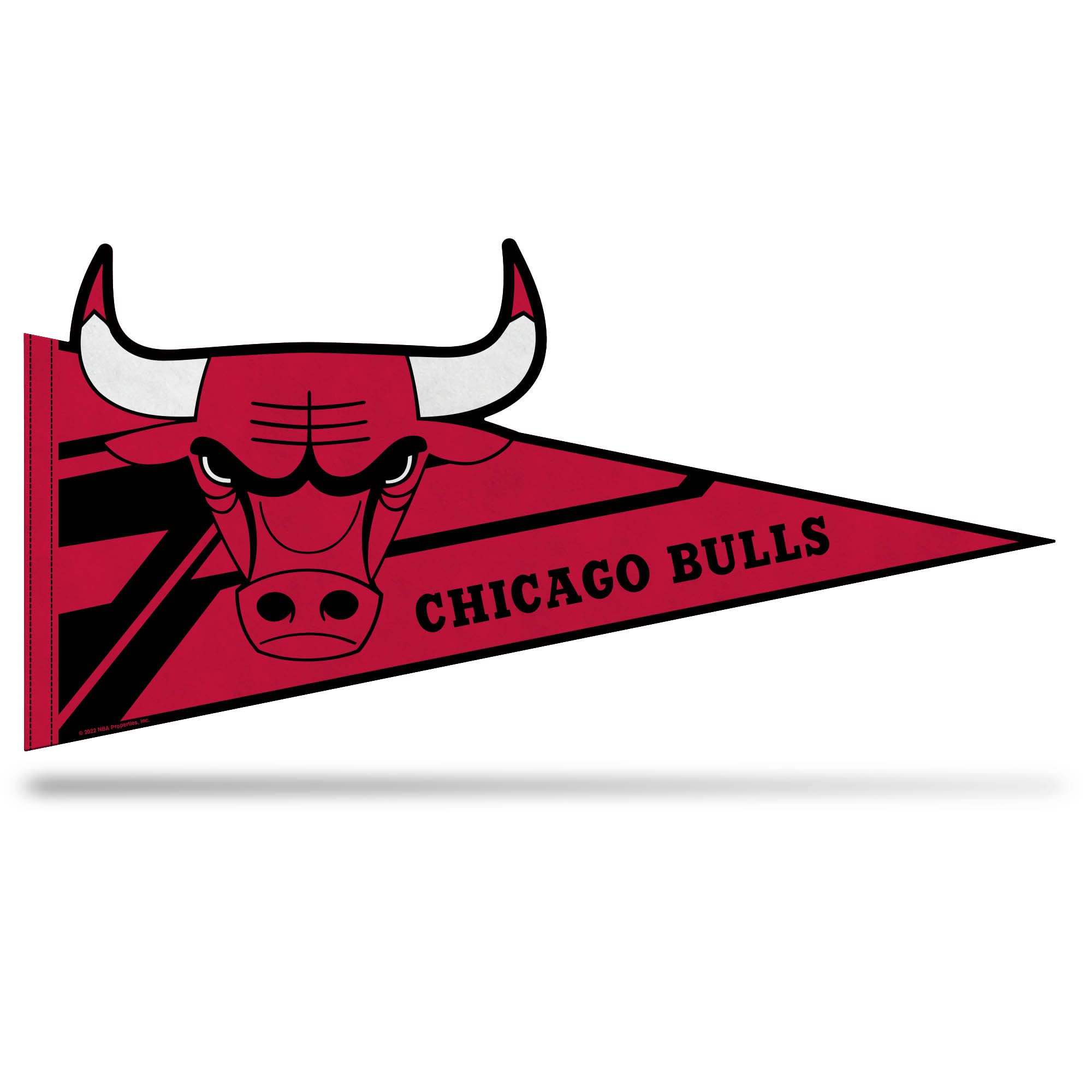 Fanion NBA Chicago Bulls EZ à accrocher en feutre doux pour support mural