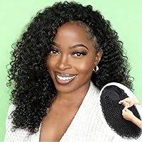 Vista 19 de Wear and Go - Pelucas de cabello humano sin pegamento pre arrancadas pre cortadas 4x4, pelucas de encaje frontal para mujeres negras, sin pegamento