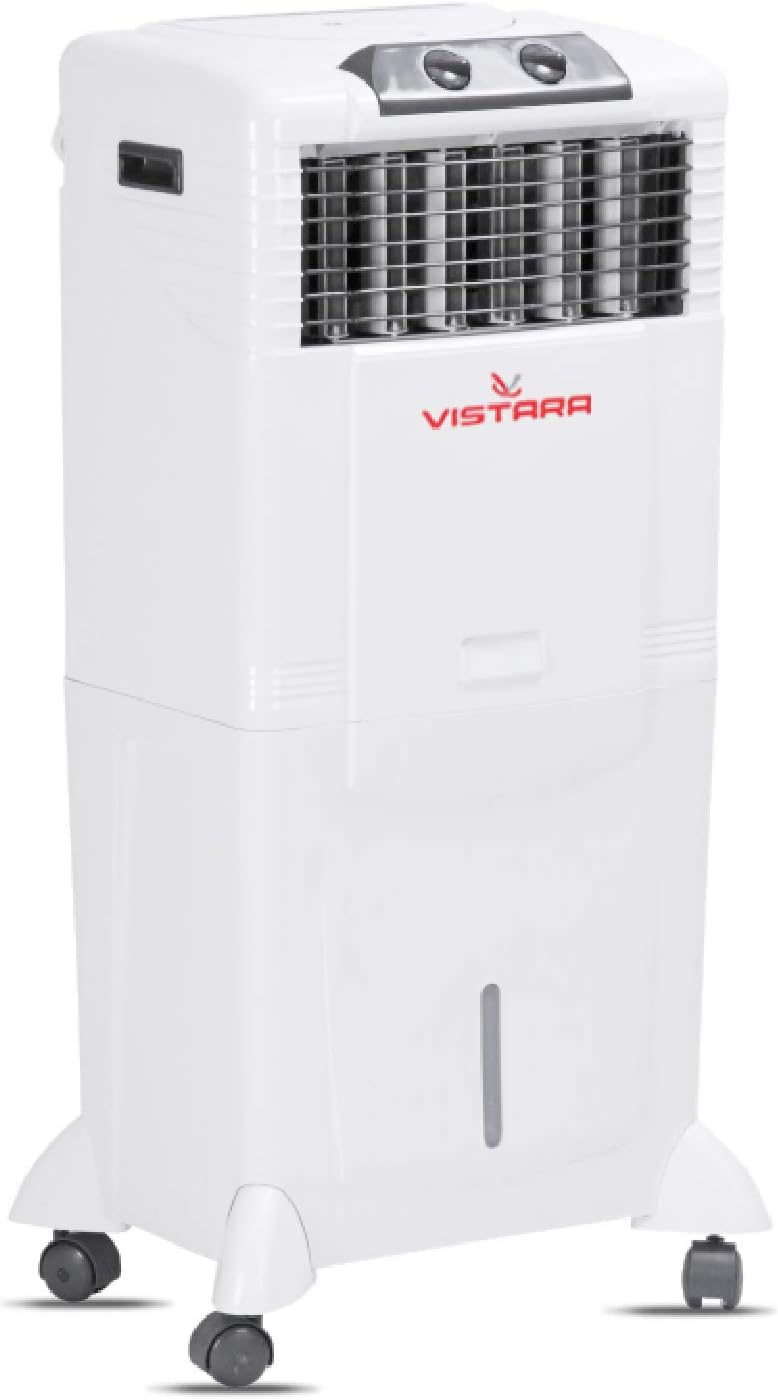 Vistara Scala Personal Air Cooler 18 Liters Air Cooler with Ice Chamber (White)