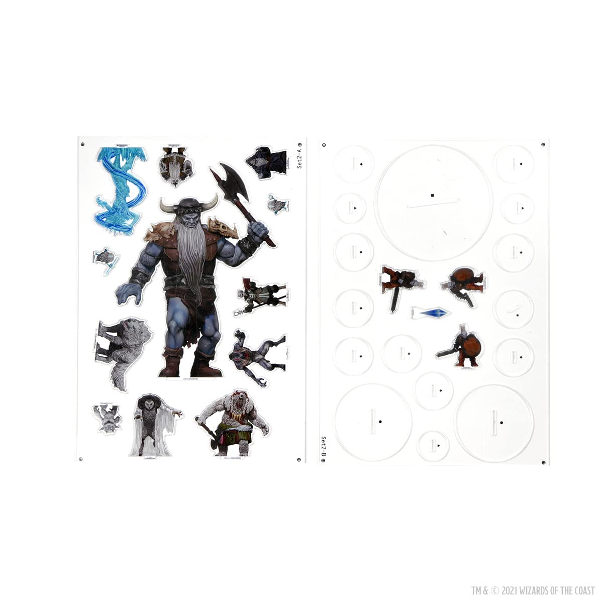 D&D Idols of The Realms Miniatures: Icewind Dale: Rime of The Frostmaiden: 2D Set 2 (Frost Giant)