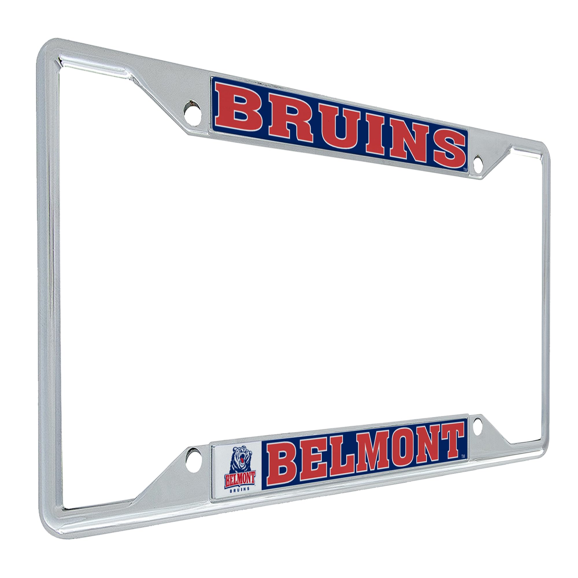 Desert Cactus Belmont University Bruins Car Accessories Metal License Plate Frame and Tag Holder for Front or Rear of Car (Mascot)