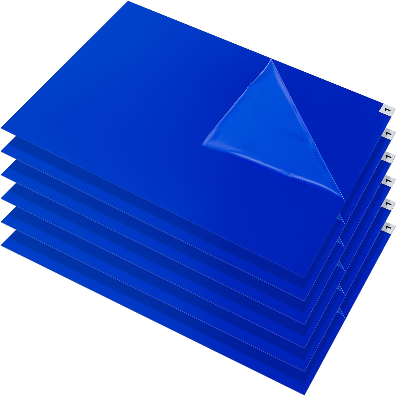 Tappetino adesivo pavimento blu 150 fogli 60 x 90 cm
