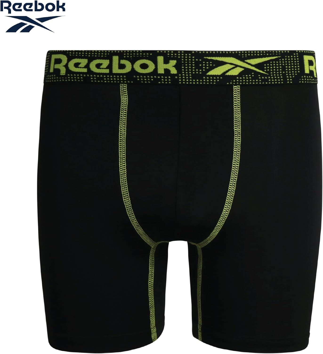 Reebok Boys Boxer Briefs - 8 Pack Performance Soft Stretch Breathable 5” Inseam Boxer Briefs Boys Underwear (6-18)