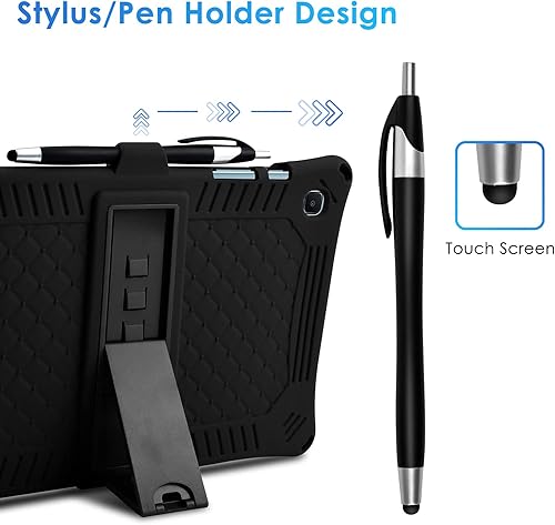 Miniatura 4 de DETUOSI Funda para Samsung Galaxy Tab S6 Lite de 10.4" 202420222020 con lápiz capacitivo y correa para el hombro (modelo