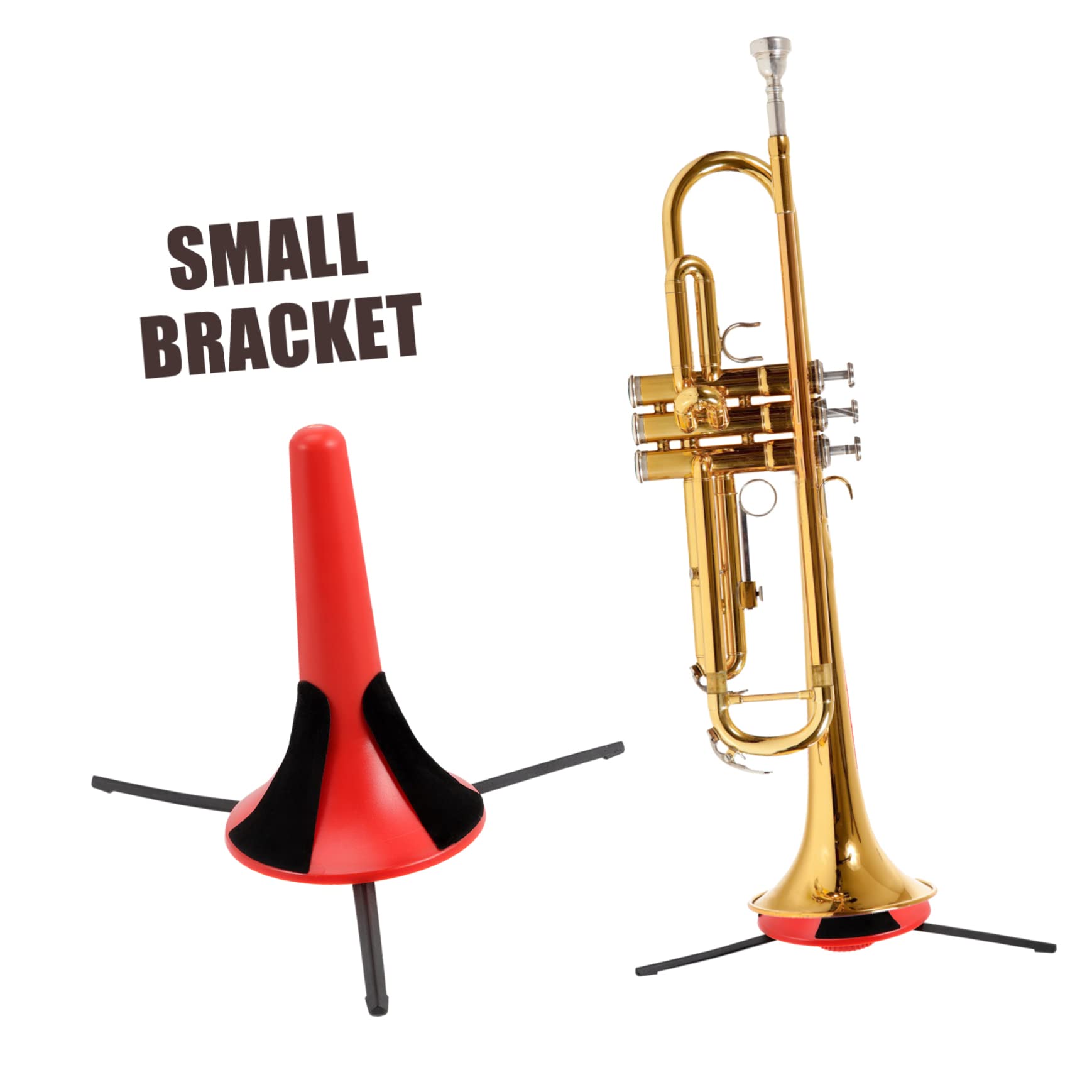 Toyvian 3pezzi Supporto Portatile Per Clarinetto Con Design Tre Piedi Stabile e Rimovibile Per Strumenti Fiato