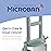Medline Bathtub Grab Bar w/ Microban - Bathroom Wall Support Handle, Non-Slip Shower Bar, for Elderly, Seniors & Handicapped - 250 Lbs. Capacity