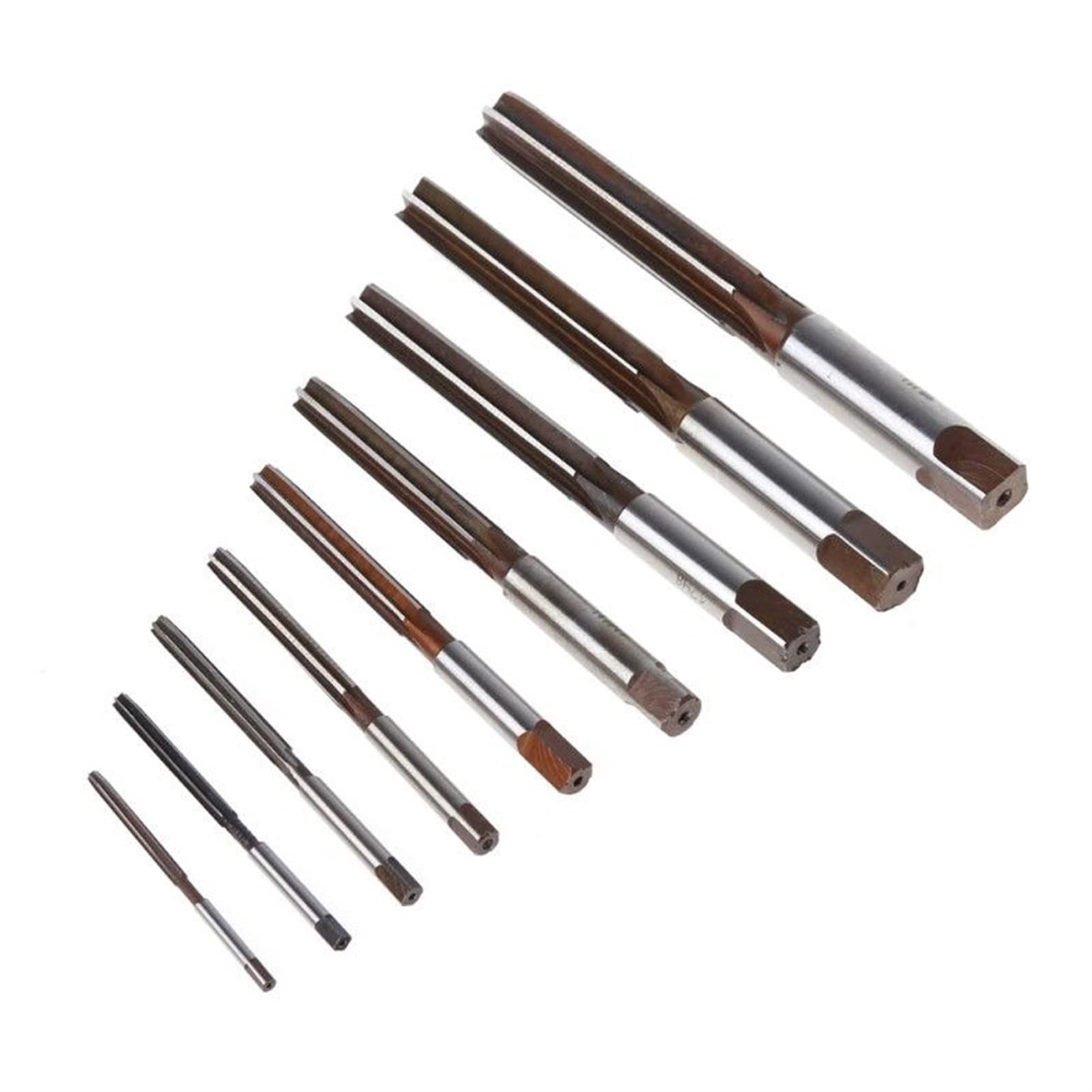 QUNINE 1 Pieza de Herramientas de ingeniería de vástago Recto H8 de precisión de escariador Manual de 3-42 mm (tamaño: 3 mm) (19 mm)