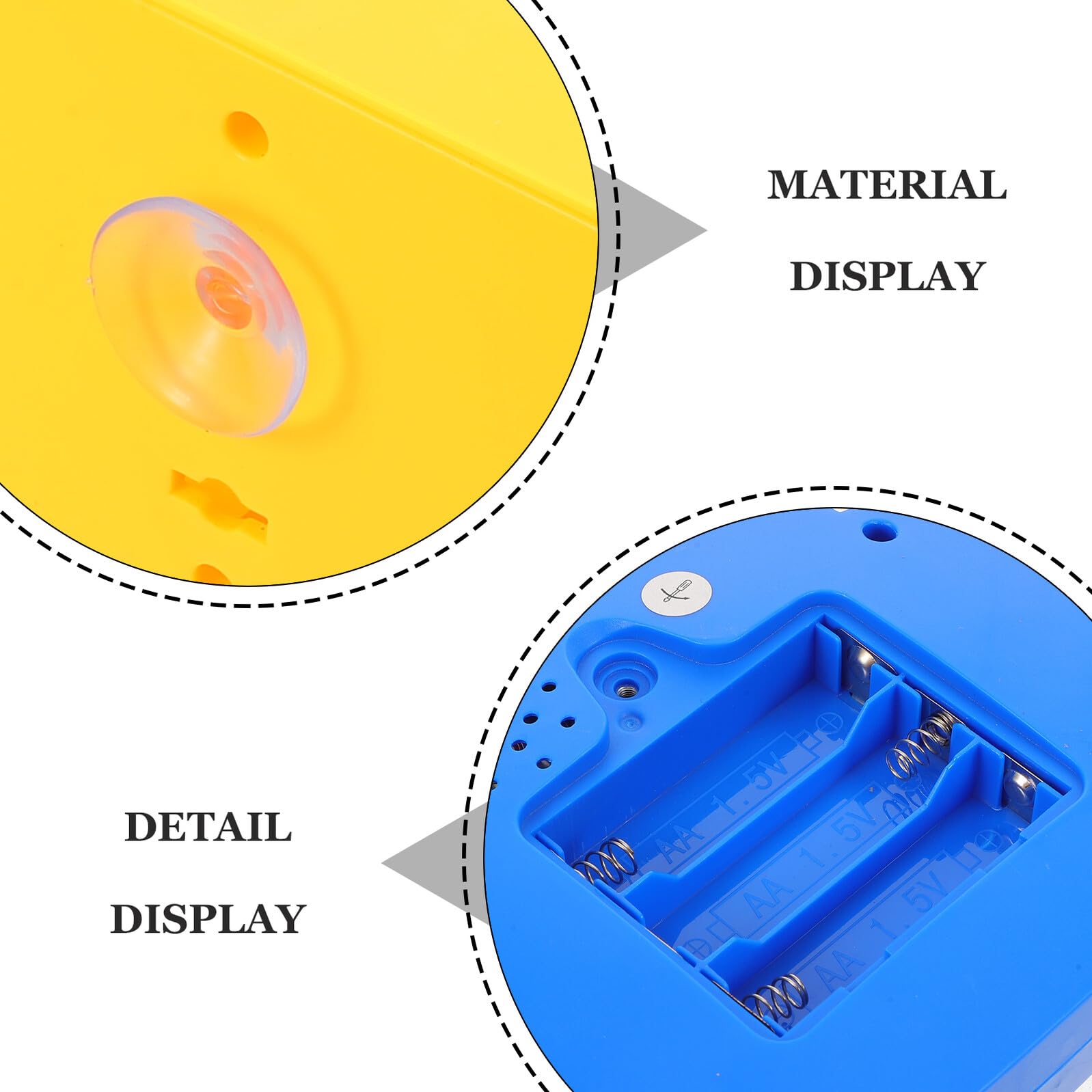 GALPADA Volante Giocattolo Simulato per Base Stabile e Rotazione Controller di Guida con Effetti Sonori e Musica Gioco Interattivo Sicuro in Plastica