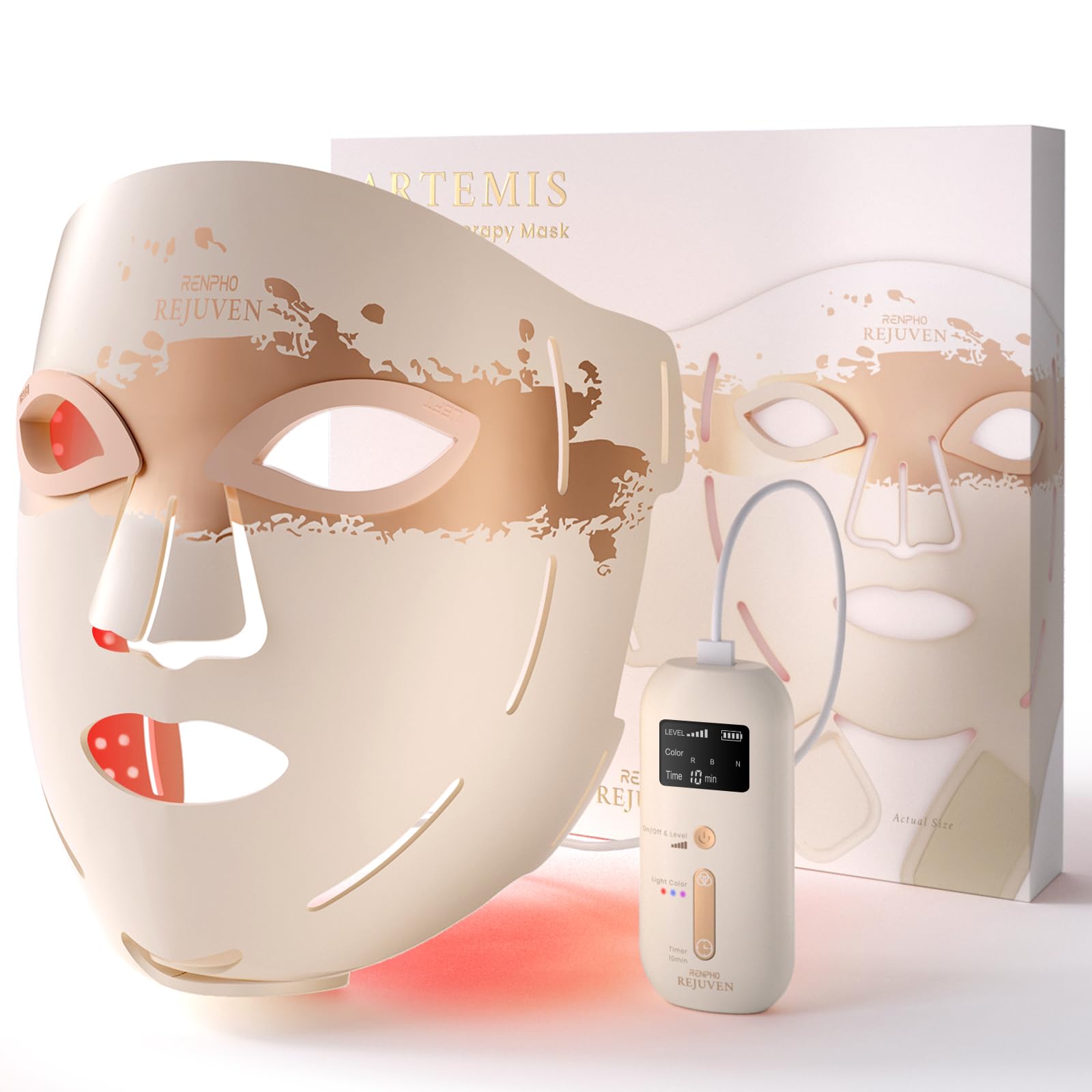 Mascarilla LED RENPHO: Piel Radiante y Rejuvenecida