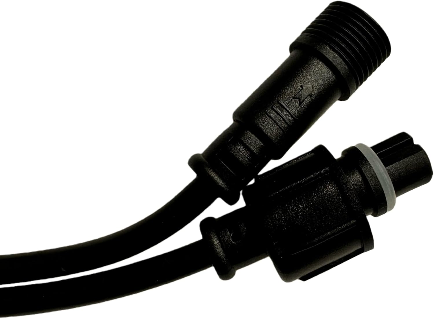 2PCS-3Pin xConnect Extension Cable, with Male and Female LED Connector， X-Connector Waterproof Extension Cable Wire，IP67 for WS2811 Flood Light/LED Strip Lights. (X-1M-2PCS)