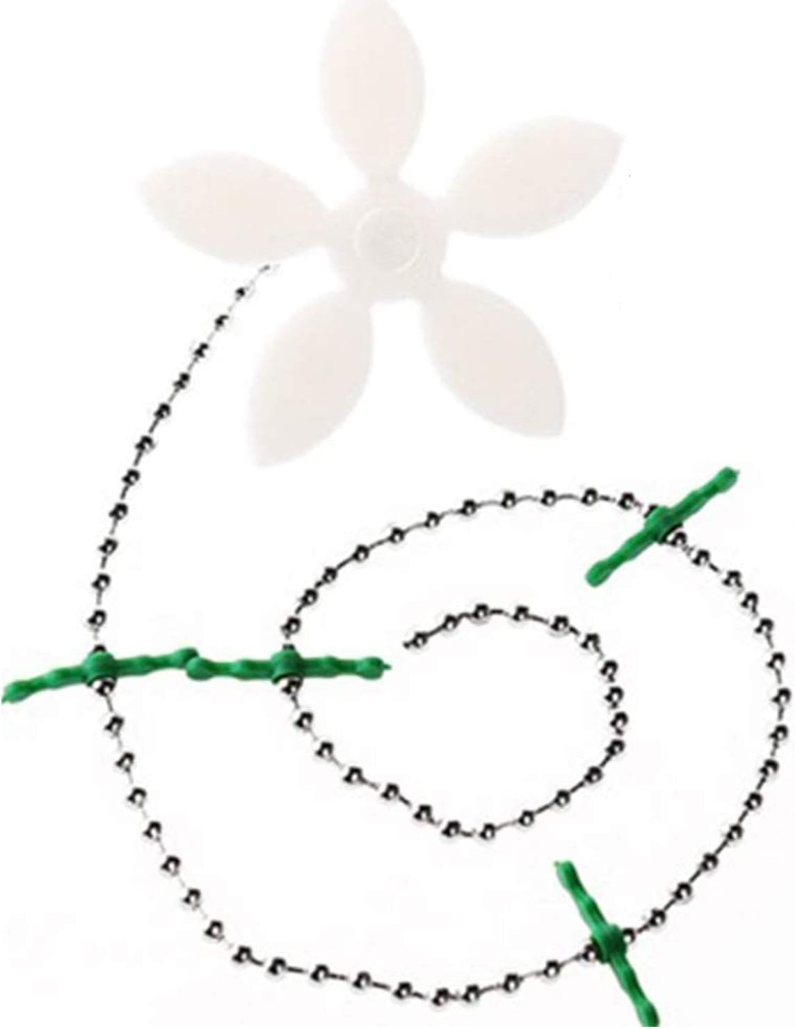 WENTS Drain Hair Catcher 20 Packs Shower Drain Hair Catcher Flower