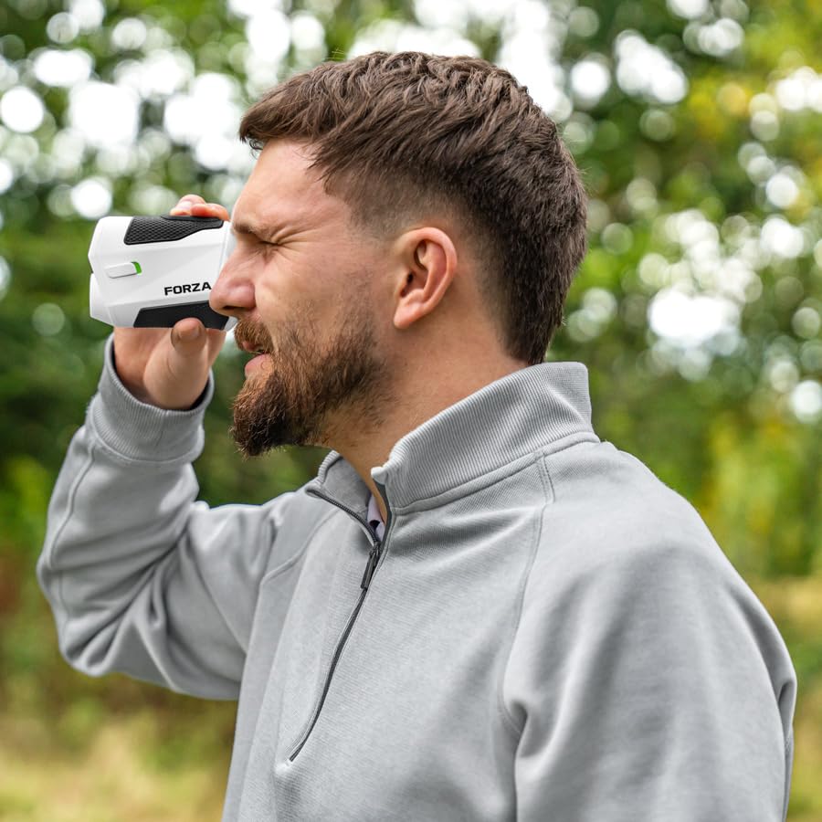 FORZA Télémètre de golf avec vibration de verrouillage de drapeau, portée de 914 m, support magnétique, charge USB-C et résistant à l'eau – Appareil de mesure de distance de précision pour golfeurs