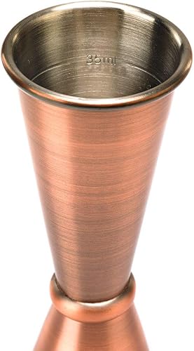 Miniatura 98 de Barfly - Vaso mezclador, 24 onzas. 23.7 onzas fluidas., Dorado Cobre Antiguo