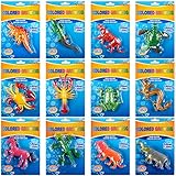 Outus 8 Pieces Growing Animal Creature Expandable Sea Creature Set Giant Grow Water Animal Grow in Water Party Supplies for Fun (Multiple Animal)