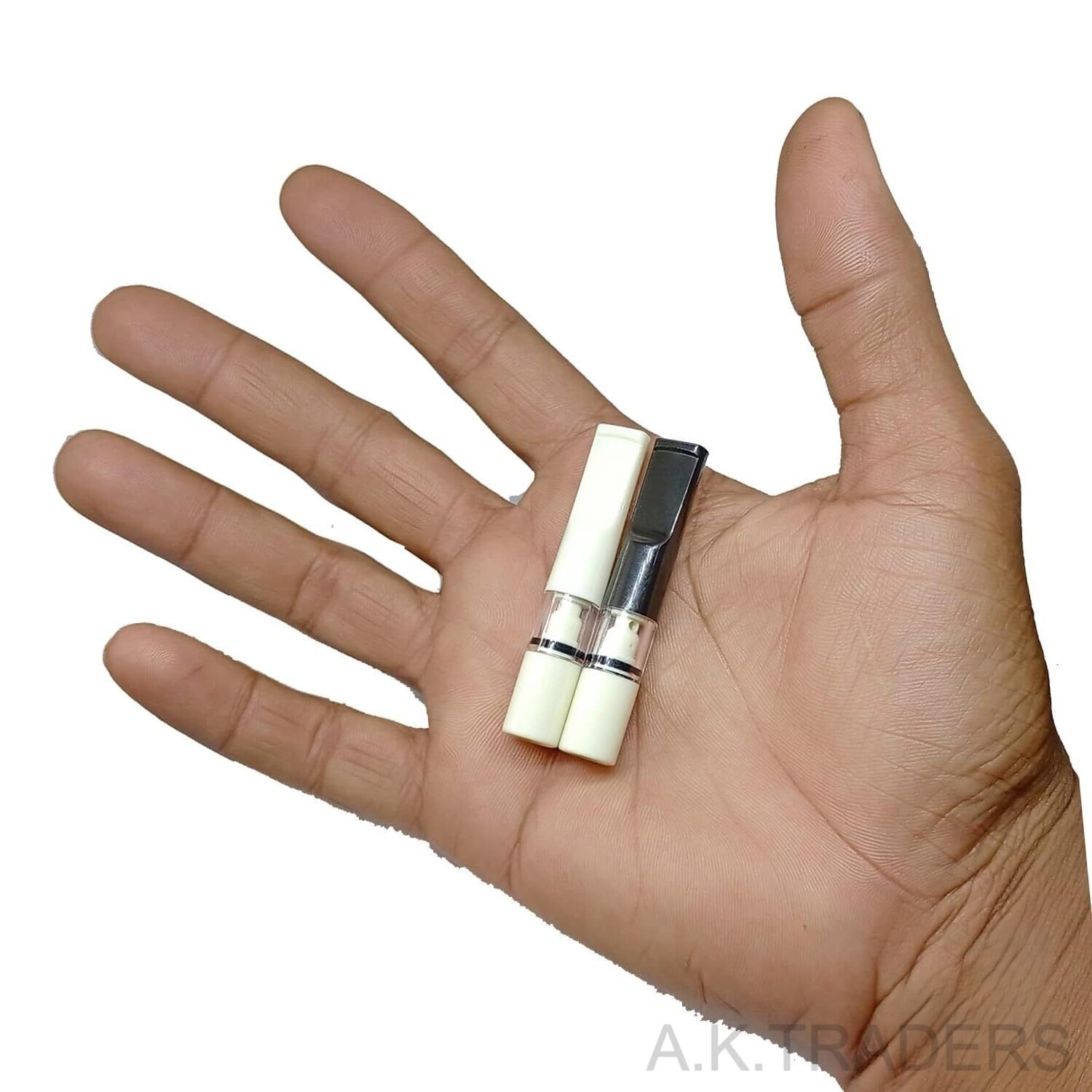 A.K.TRADERS Cleaning Reusable Ash Filter Cigarette Holder - Reduce Tar Smoke Tobacco - (Standard, Silver and Brown, 2 Pieces) Lightweight Compact Design Easy Maintenance Smoking Accessory 3