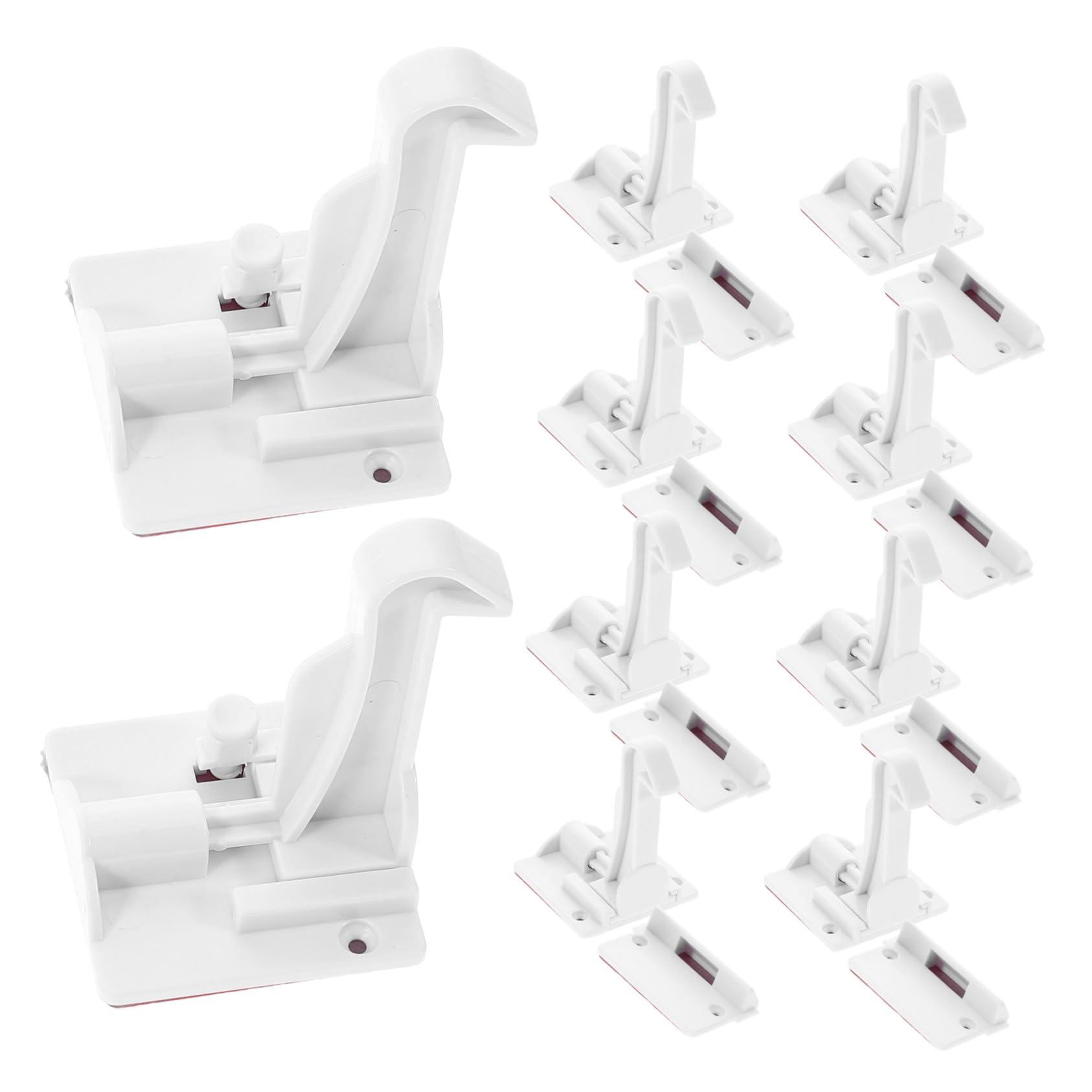 Alipis 12pezzi Serrature Di Sicurezza Per Ragazzo Ragazza Ragazza Per Armadi e Cassetti Installazione Senza Adesivo Forte Protezione Domestica Utilizzo Facile