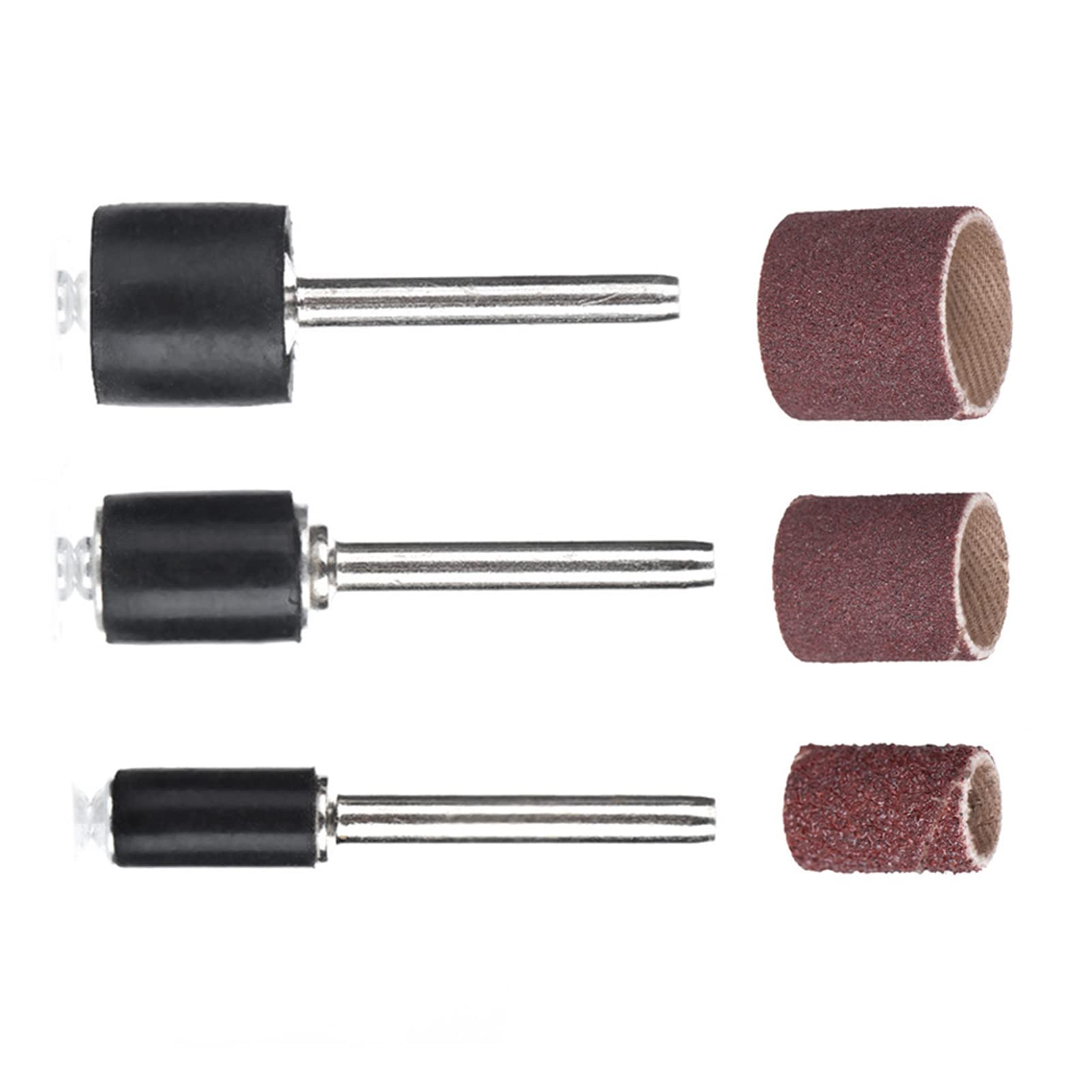 pour DREMEL pour Incrustation Anneaux Anneau de Sable Tambour de Sable Acier Cuivre Sable 102 Pièces Bande de Ponçage Tambour de Sable Rotatif Abrasif Anneau de Ponçage Meulage