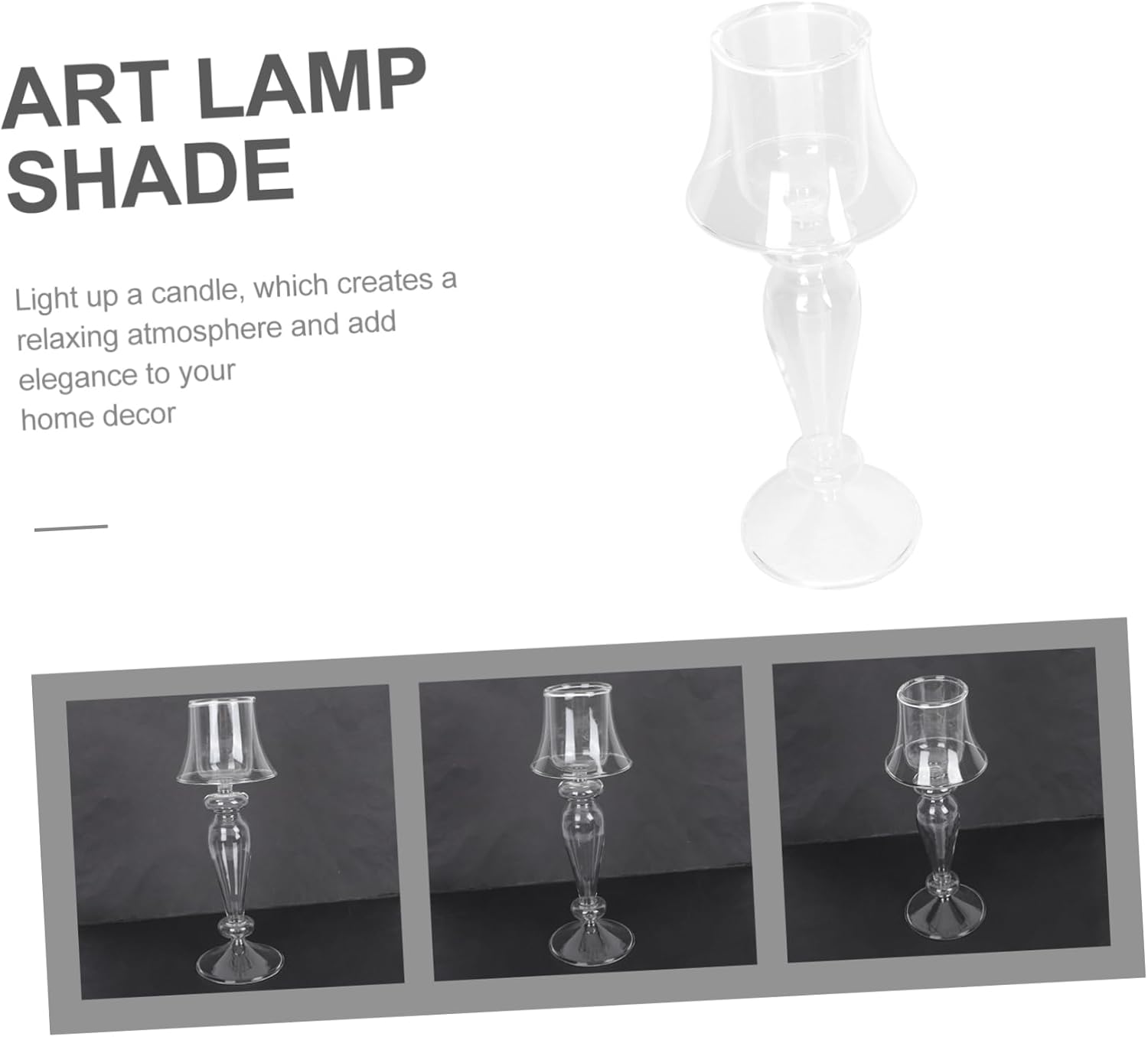 Candlestick Table Lamp Decor Dinner Table Centerpiece Simple Candleholder
