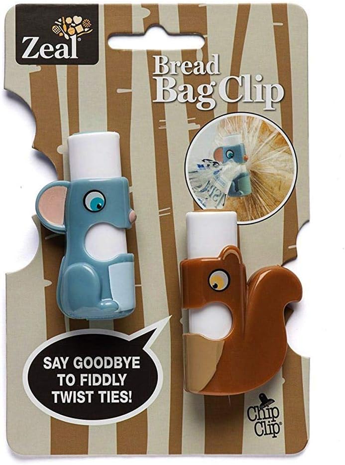 Zeal Bread Bag Clips : 2 Pack