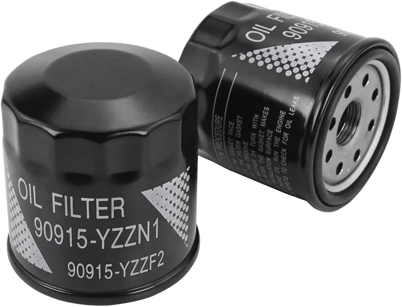 Filtro de óleo do motor Kefly 90915-YZZF2 para Toyota e Lexus – 2 unidades