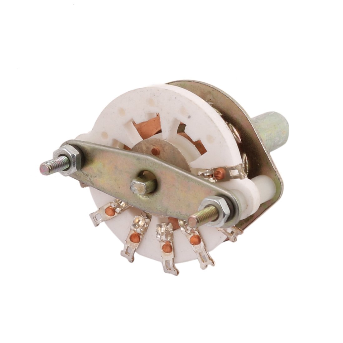 Aexit KCX16 1 Switches Pole 6 Position 7 Terminal Band Channael Rotary Foot Switches Selector Switch