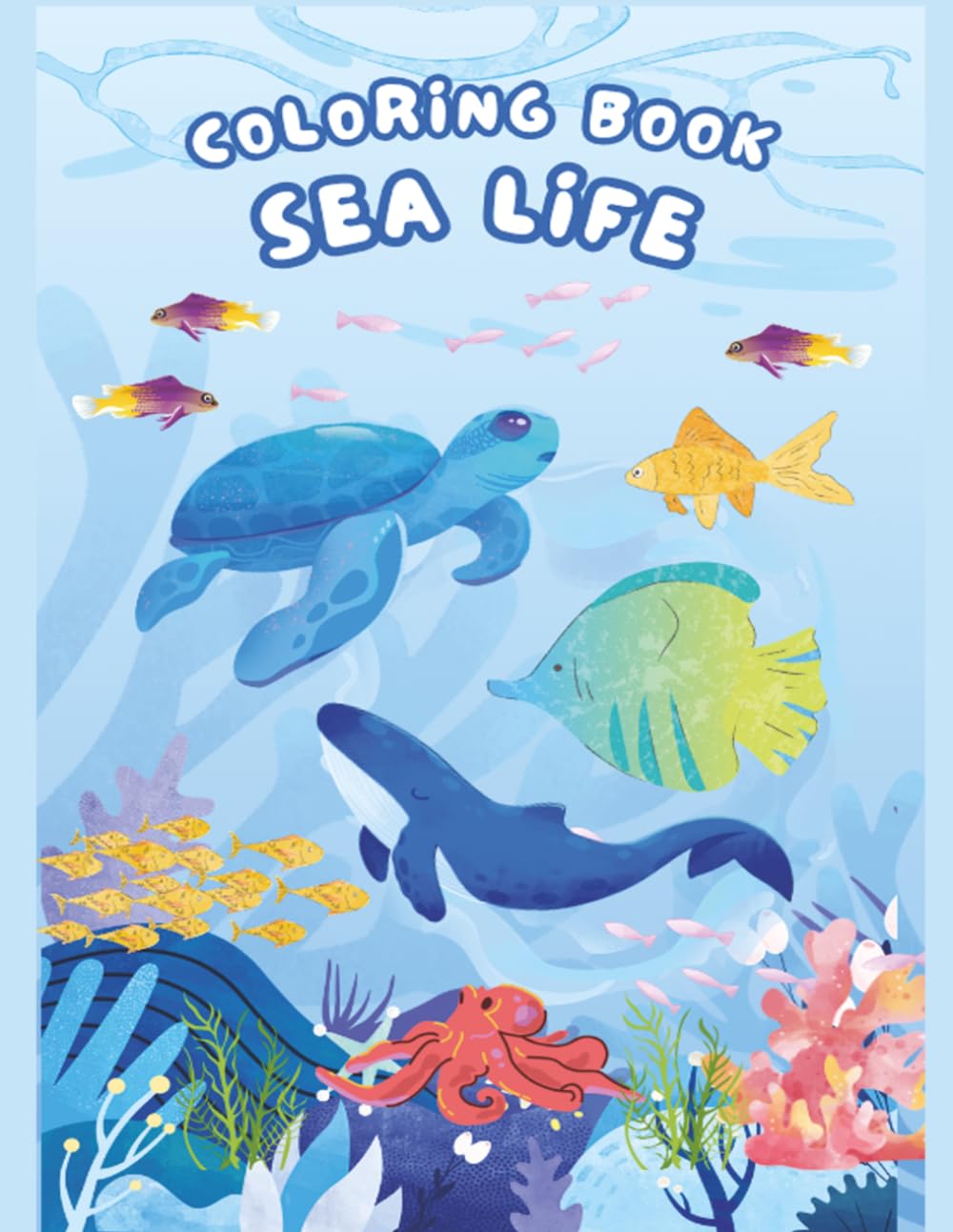 Coloring Book Sea Life: Sea life