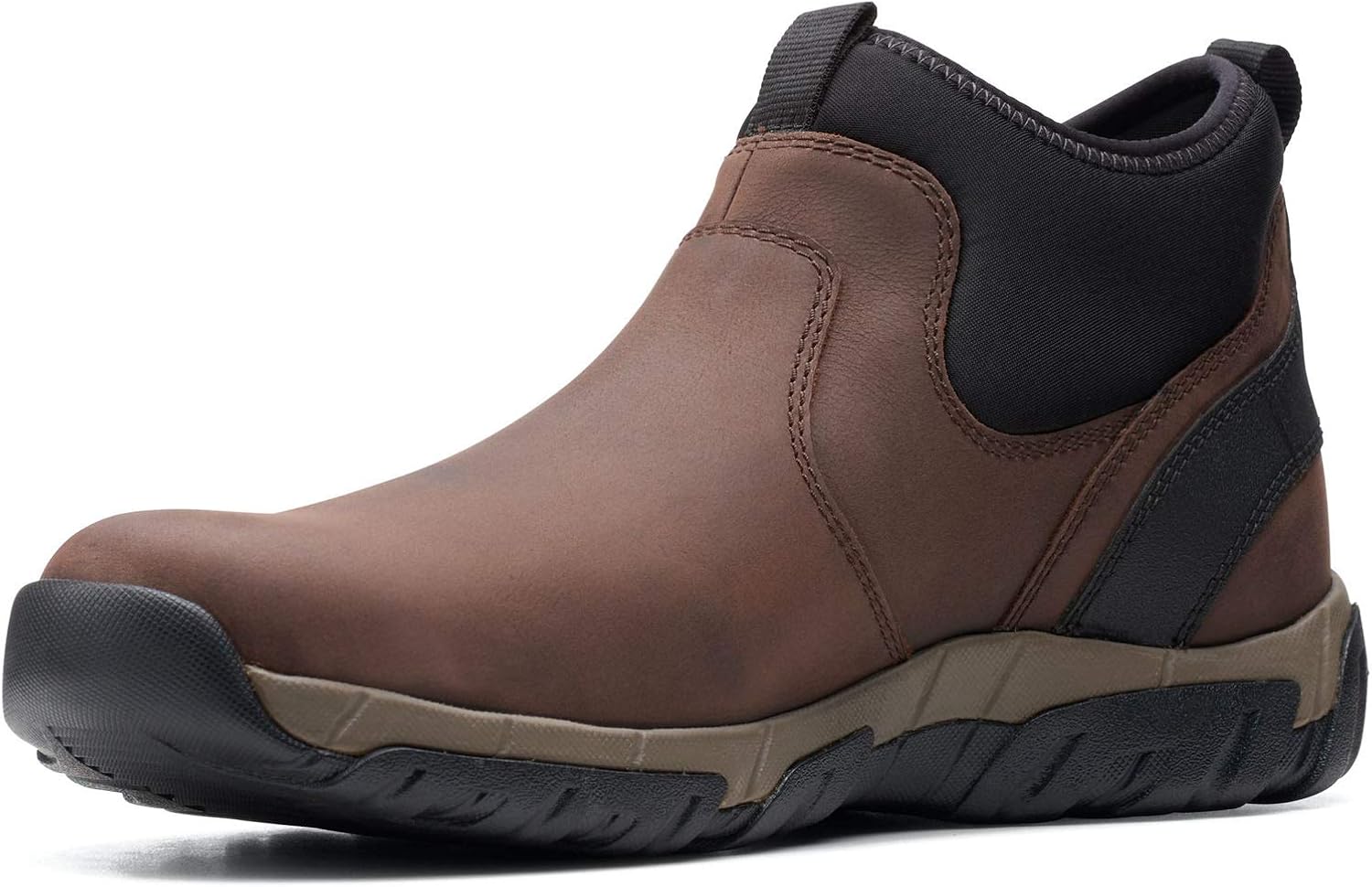 clarks soft leather boots