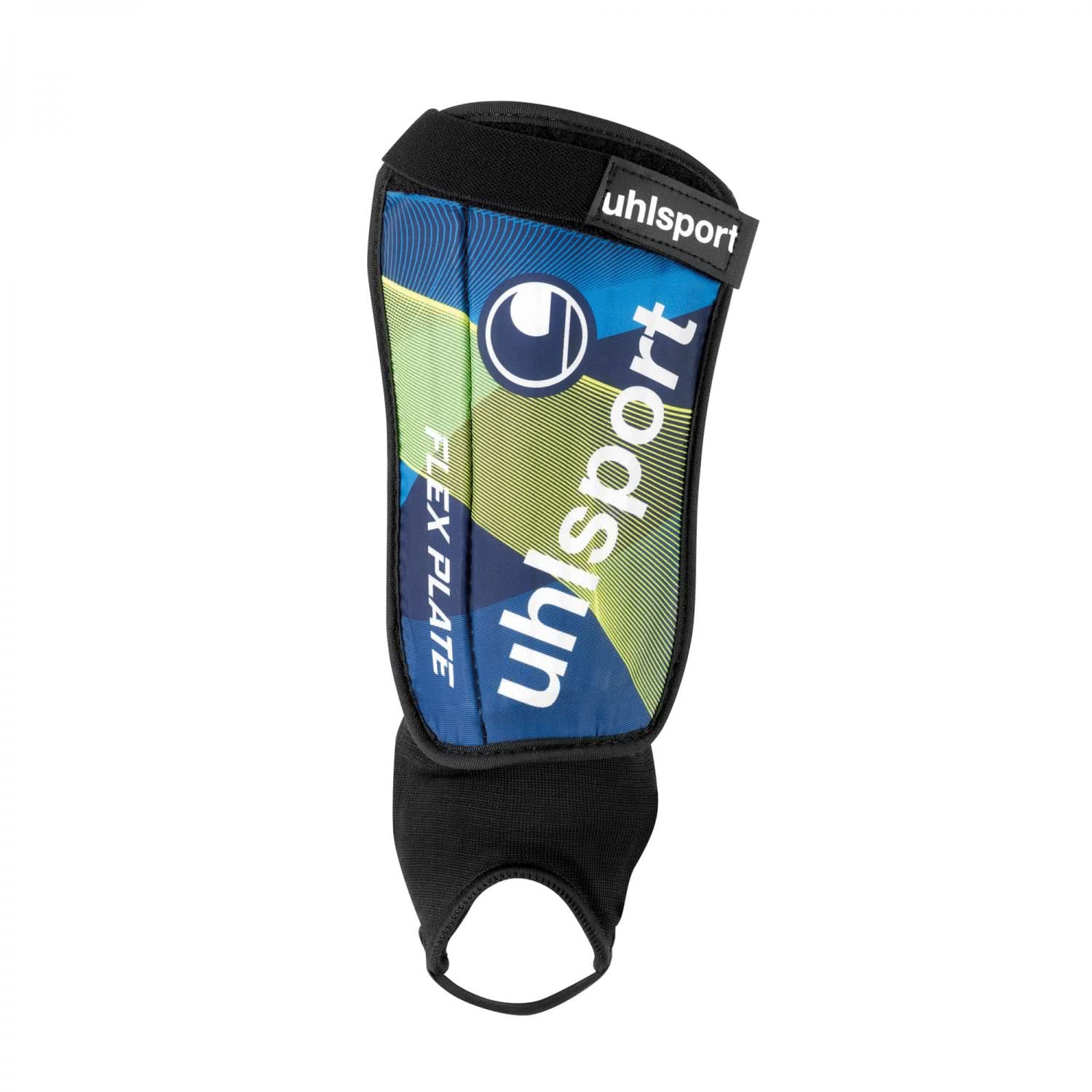 uhlsport Flex Plate Enfants Adultes Protège-Tibias Football-Design léger avec Coque Rigide Protection de la Cheville-Unisexe Hommes Femmes Mixte