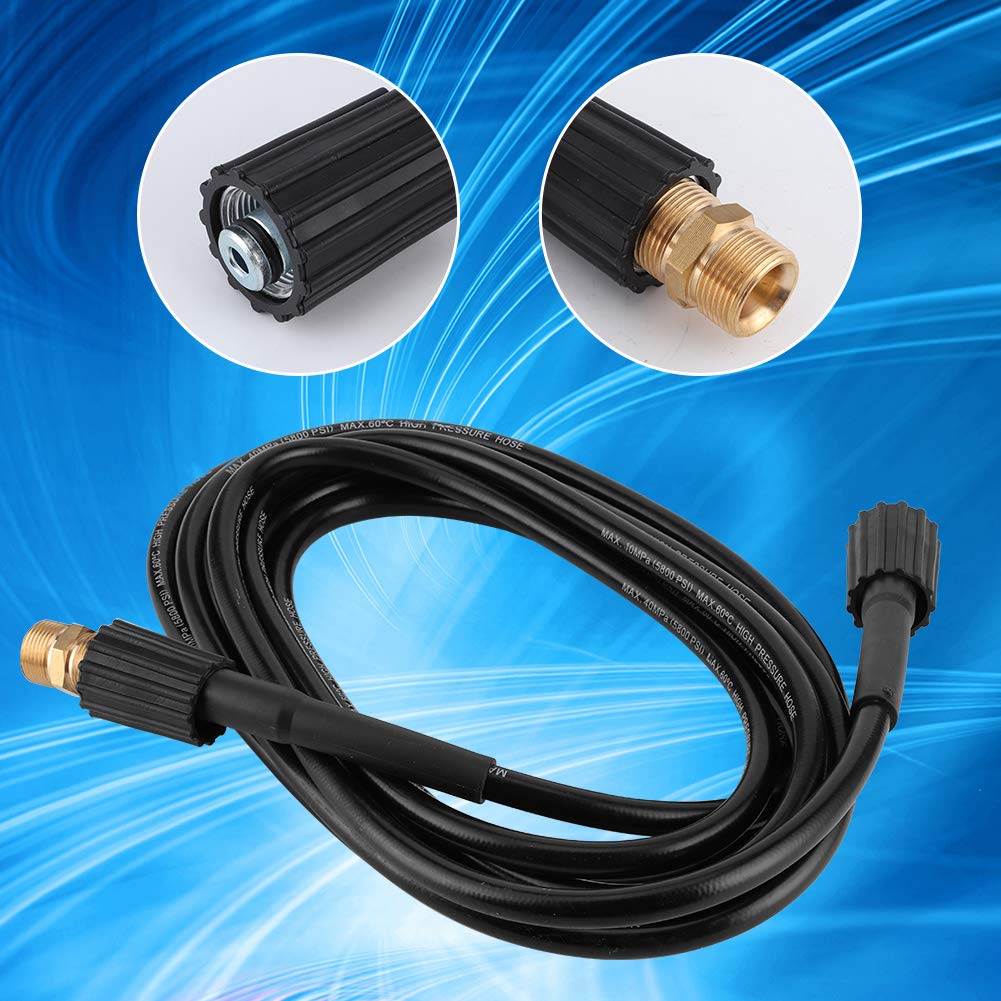 Manguera para lavadora de coche de 5800PSI, tubo de extensión de drenaje de alcantarillado para limpieza de agua a alta presión (10 m/32,8 pies)