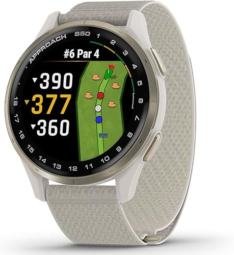 Miniatura 2 de Garmin 010-03010-01 Approach S50, Advanced Golf GPS Smartwatch, AMOLED Display, On-Course Features Bundle with Deco Essentials Exclusive 26 Month