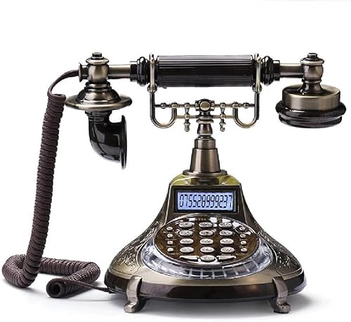 LHLLHL Vintage Telephone telefone fixo Key Dial Fixed Phone Antique Office Home Study Room telefono