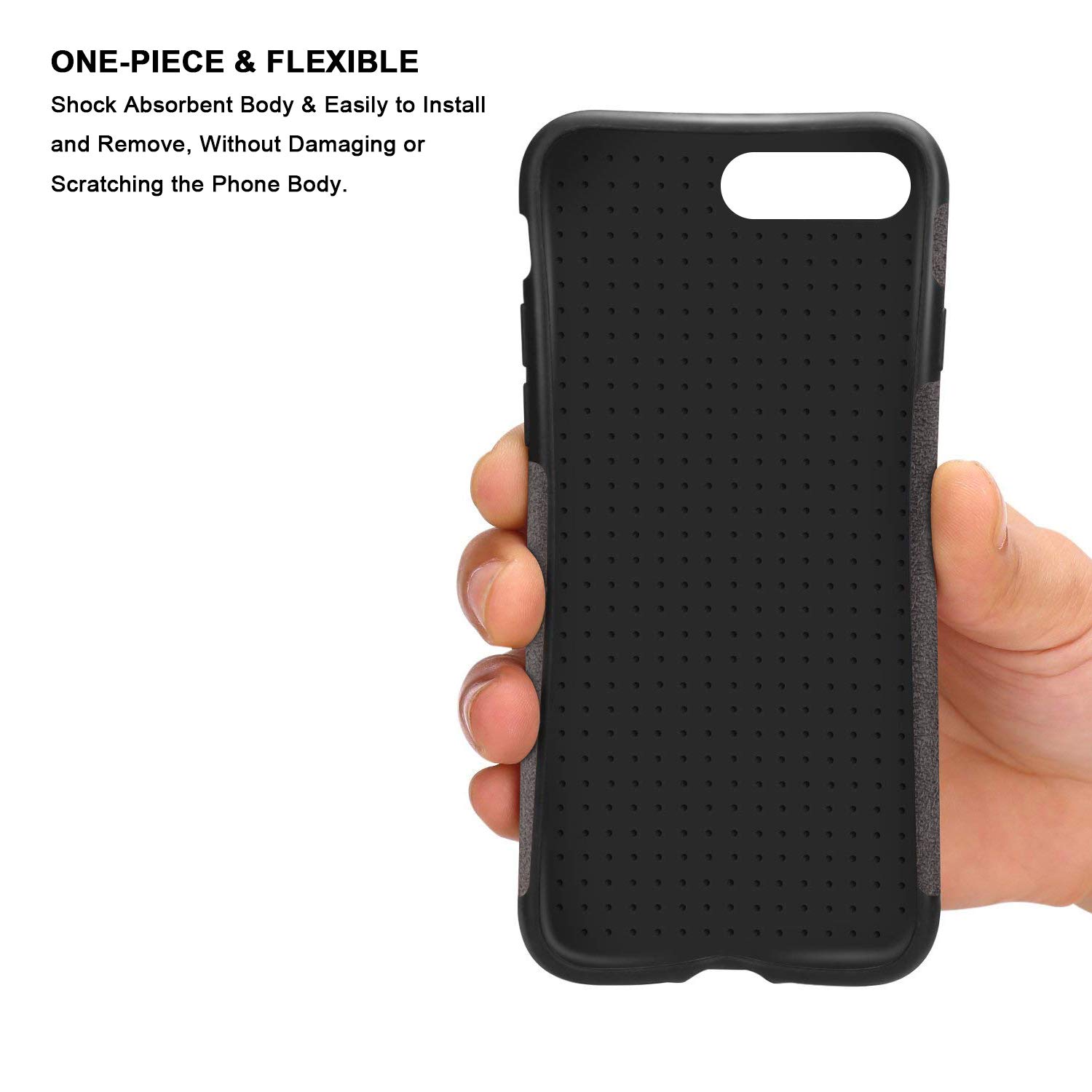 Moex Collana Per Cellulare OnePlus 8: Custodia Silicone Con Cinturino Regolabile Oro Rosa - 2