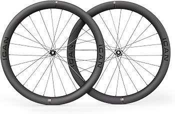 Amazon | ICAN AERO Ⅱロードバイクホイール軽量カーボンリム700C