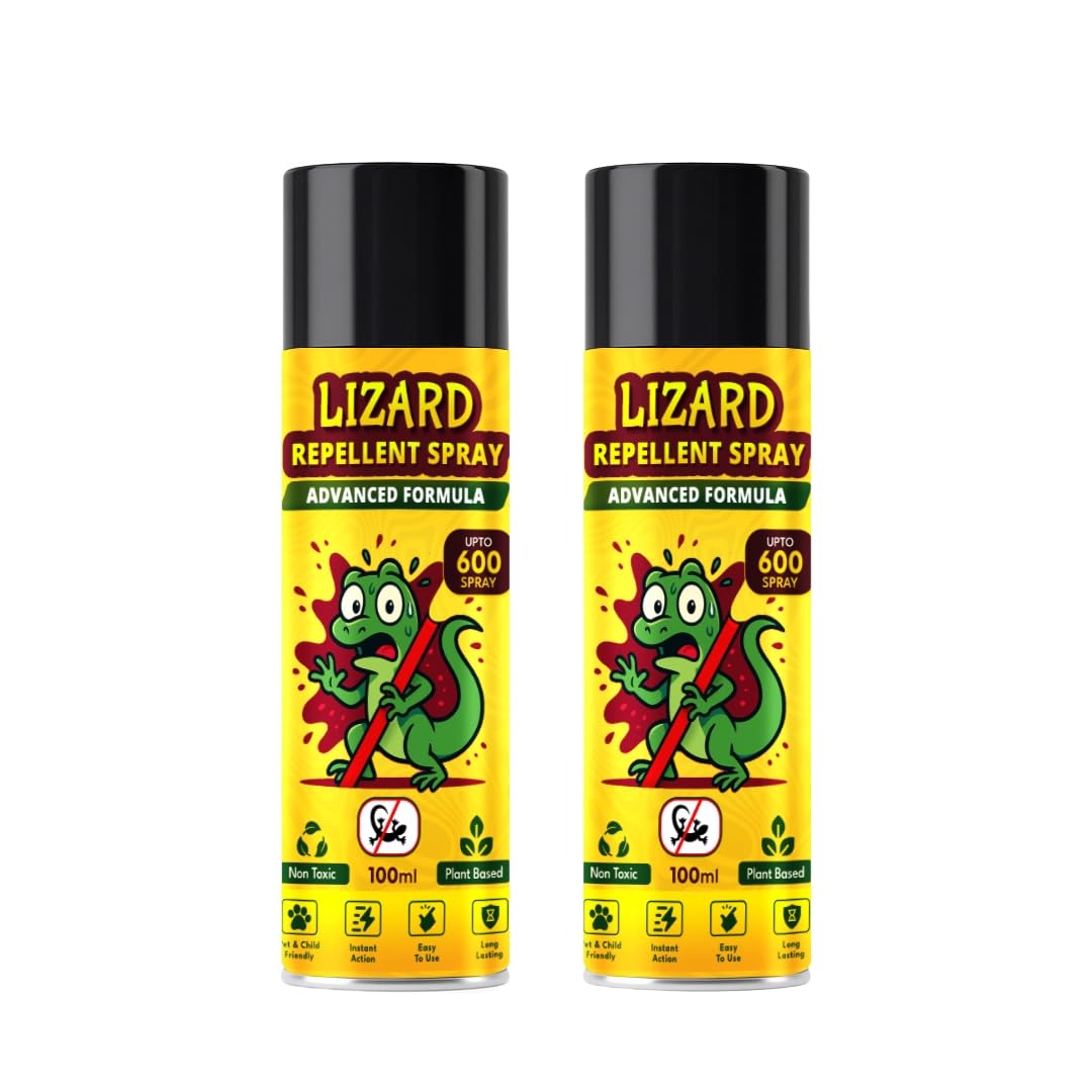 Lizard Repellent Spray | Chipkali Control | Best Results & 100% Natural | Lizard Killer Spray for Home | Lizard Trap & Control