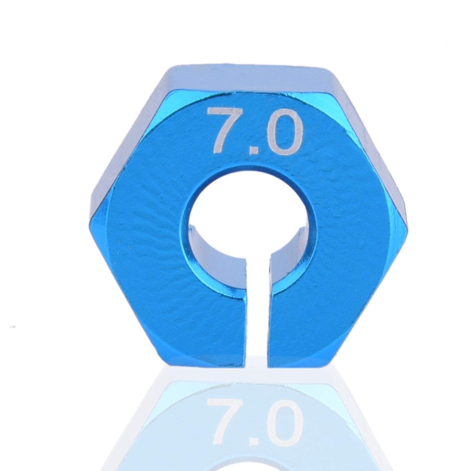 Adaptateur Hexagonal 12 Mm Pour Voiture RC 1/10 - 4 Pièces En Alliage D'Aluminium Avec Goupilles Et Vis