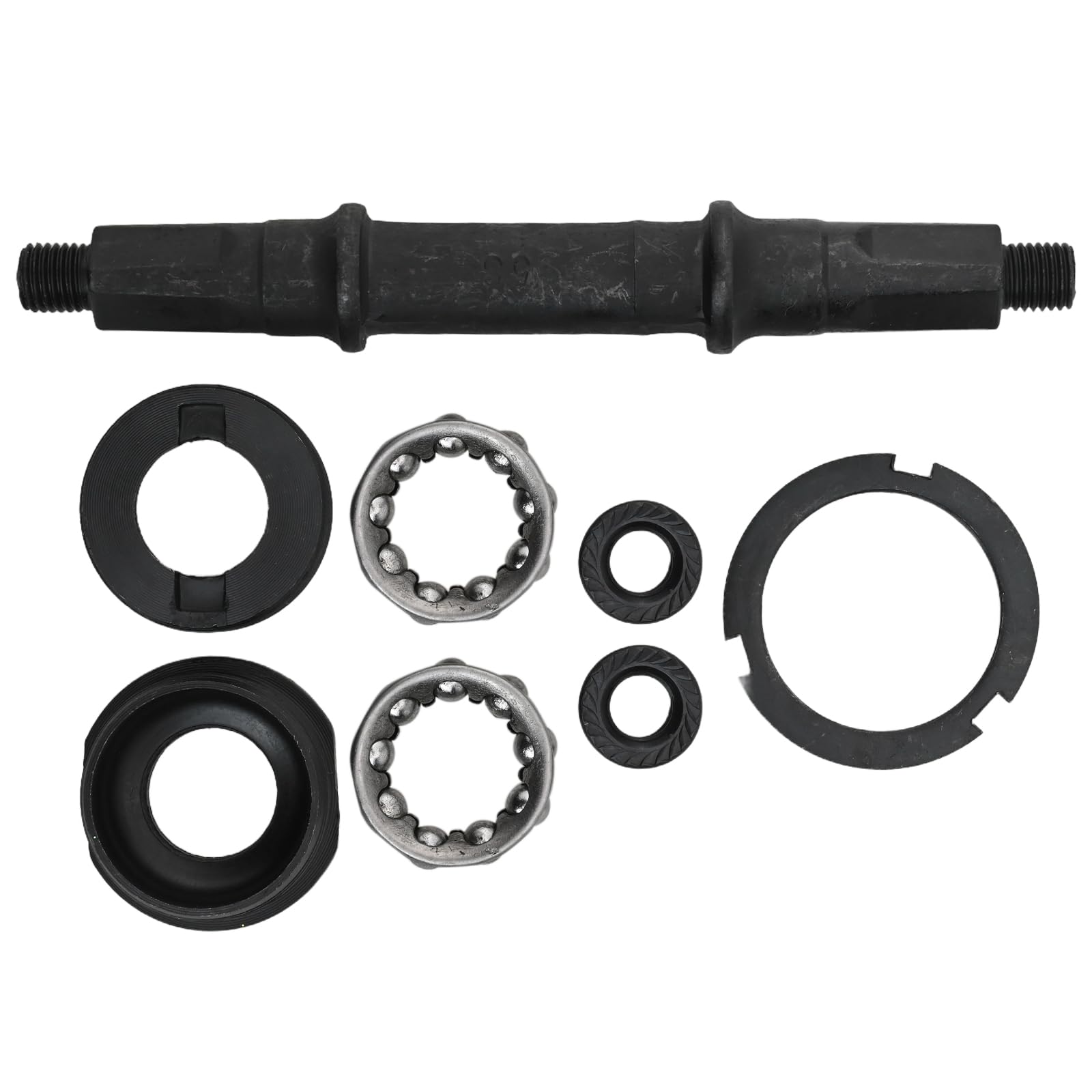 Kit asse movimento centrale per bicicletta, migliore esperienza di ciclismo, kit asse movimento centrale della bicicletta con design a foro quadrato