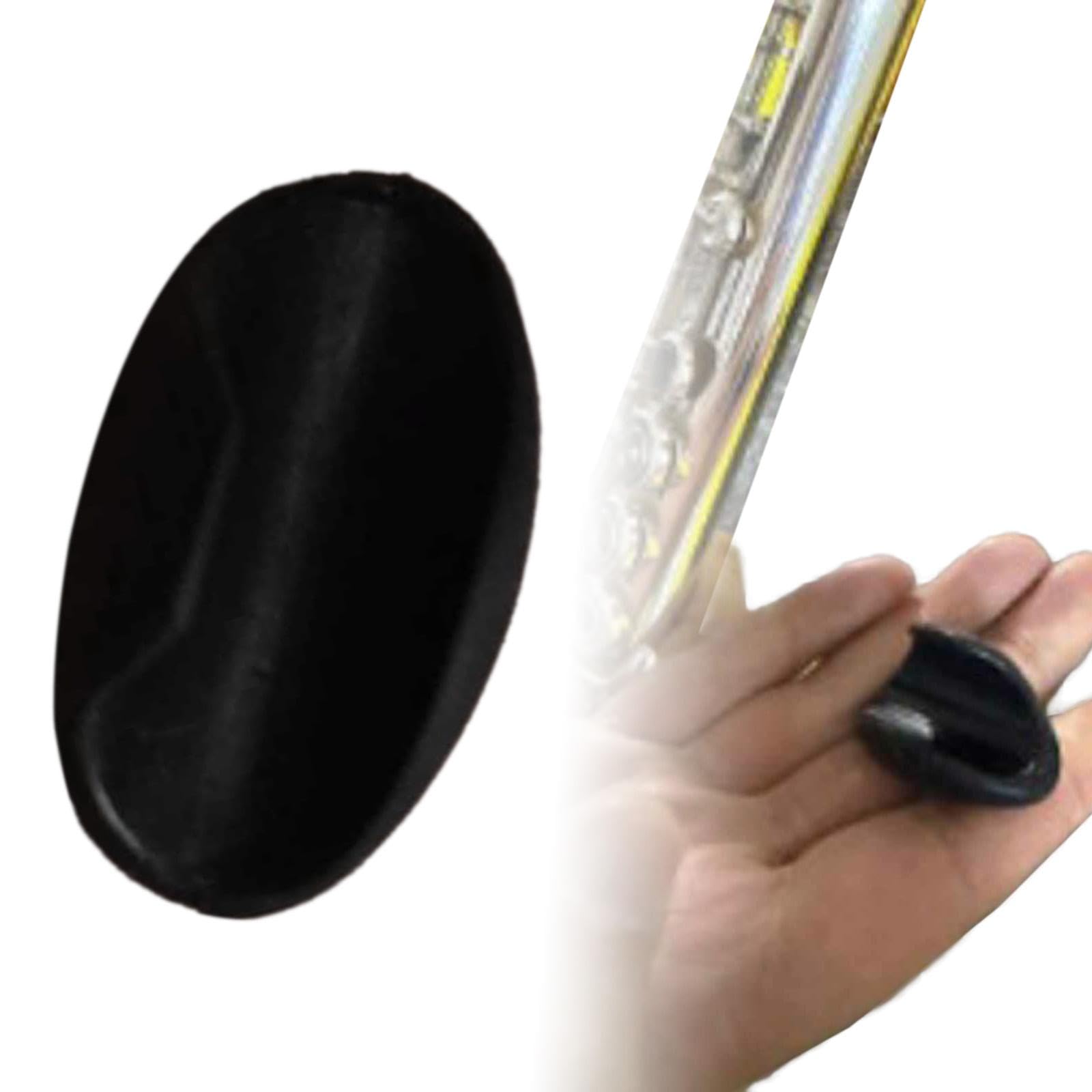 Coussin Repose-Pouce pour Flûte, Repose-Pouce en Silicone Souple et Antidérapant, Correcteur de Posture pour Flûte, Réducteur de Fatigue, pour Débutants et Musiciens Professionnels