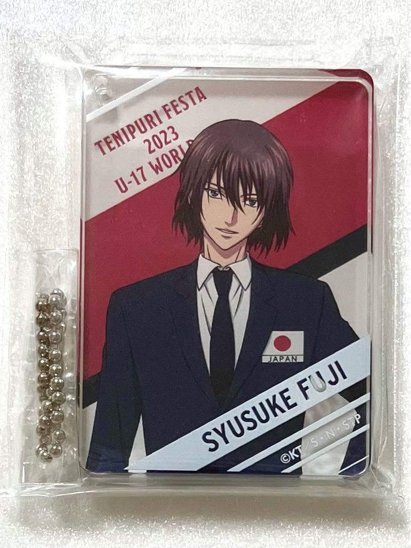 新テニスの王子様 テニプリ 不二周助 スクエアアクリルキーホルダー 代表スーツ 新テニスの王子様 テニプリ 不二周助 スクエアアクリル