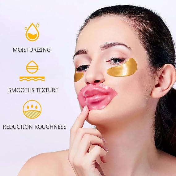 30 Pairs Lip Mask & Eye Mask, Bachelorette Party Favors, Bridesmaid Gifts | Bachelorette Party Accessories, Bridal Shower Gifts, Eye Patches for Puffy Eyes and Dark Circles, Hangover Kit, Bulk Gifts