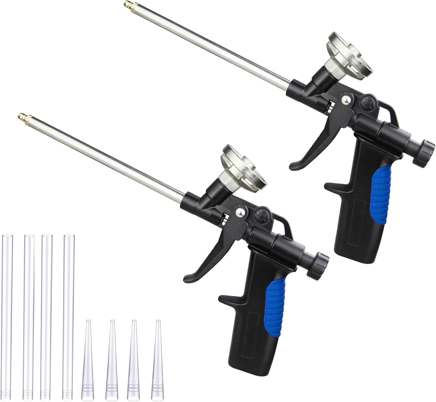 Precision Max Foam Spray Applicator Gun, PU Insulating Foam Applicator Gun for Precise Dispensing, Heavy-Duty Professional Foam Gun for Construction and Home Improvement (2 Pack)