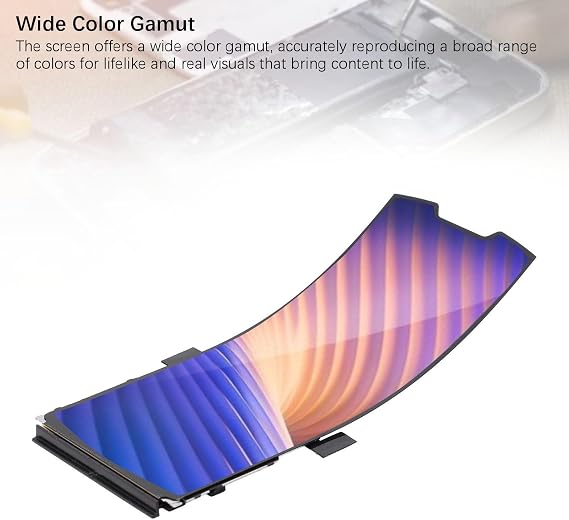 for Razr Screen Replacement, 6.2in Organic LED Screen with Frame Repair Tool & Fingerprint Touch Screen Display Digitizer Assembly for Razr 2019 2020 5G XT2000 XT2071