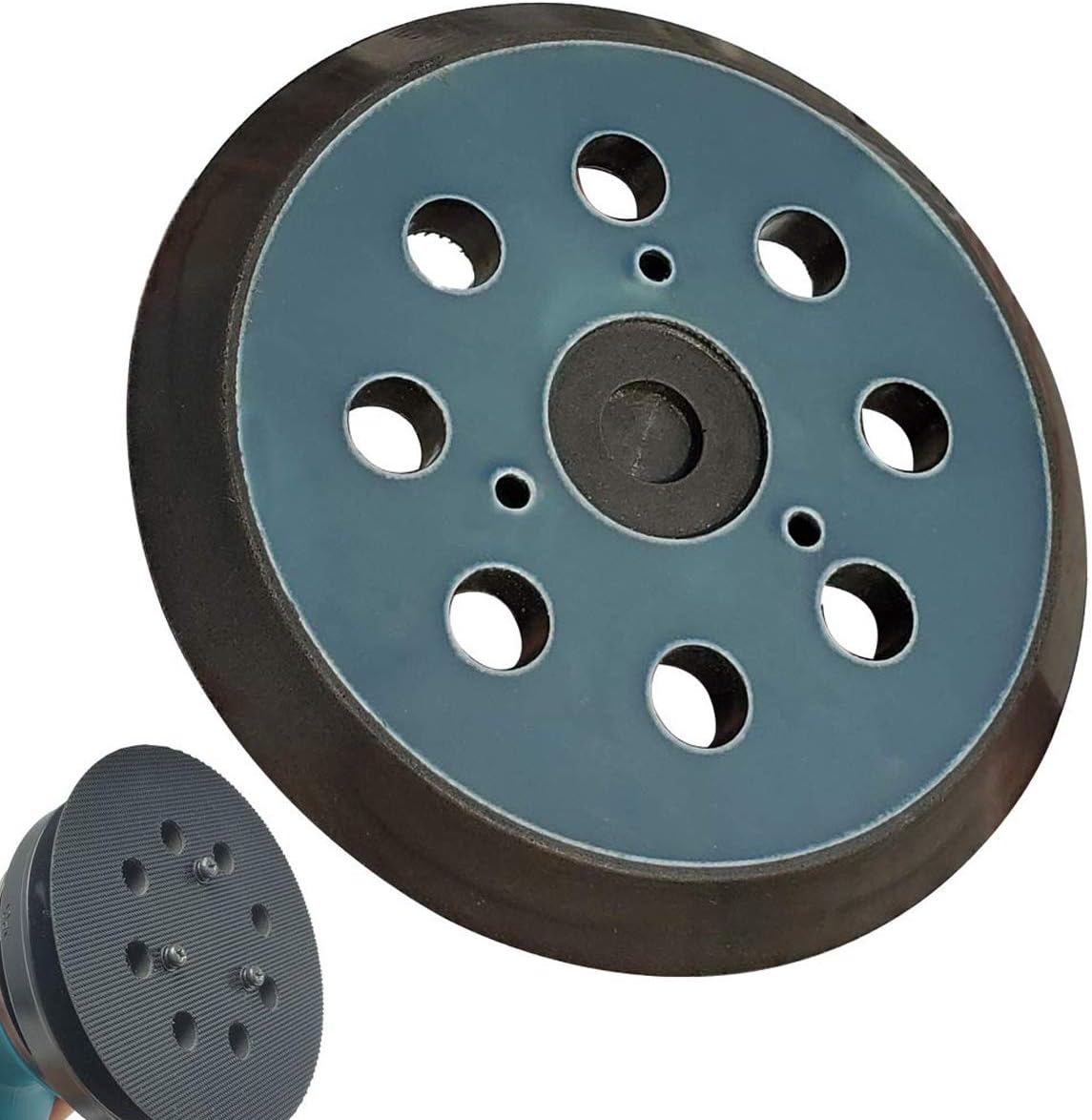 Replacement Sander Pad for Makita 743081-8, 743051-7 - Fit BO5041/K, BO5010/K, BO5030/K, BO5031/K, XOB01Z Random Orbital Sanders - Standard 5" Hook and Loop Sander Pad