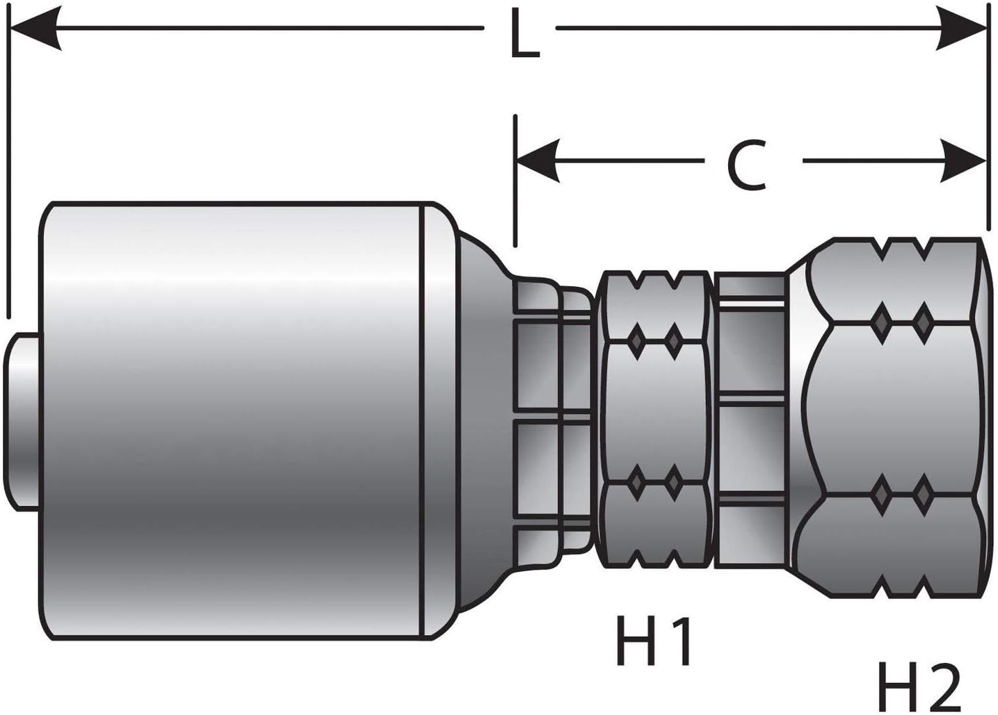Gates G25910-0404 Coupling
