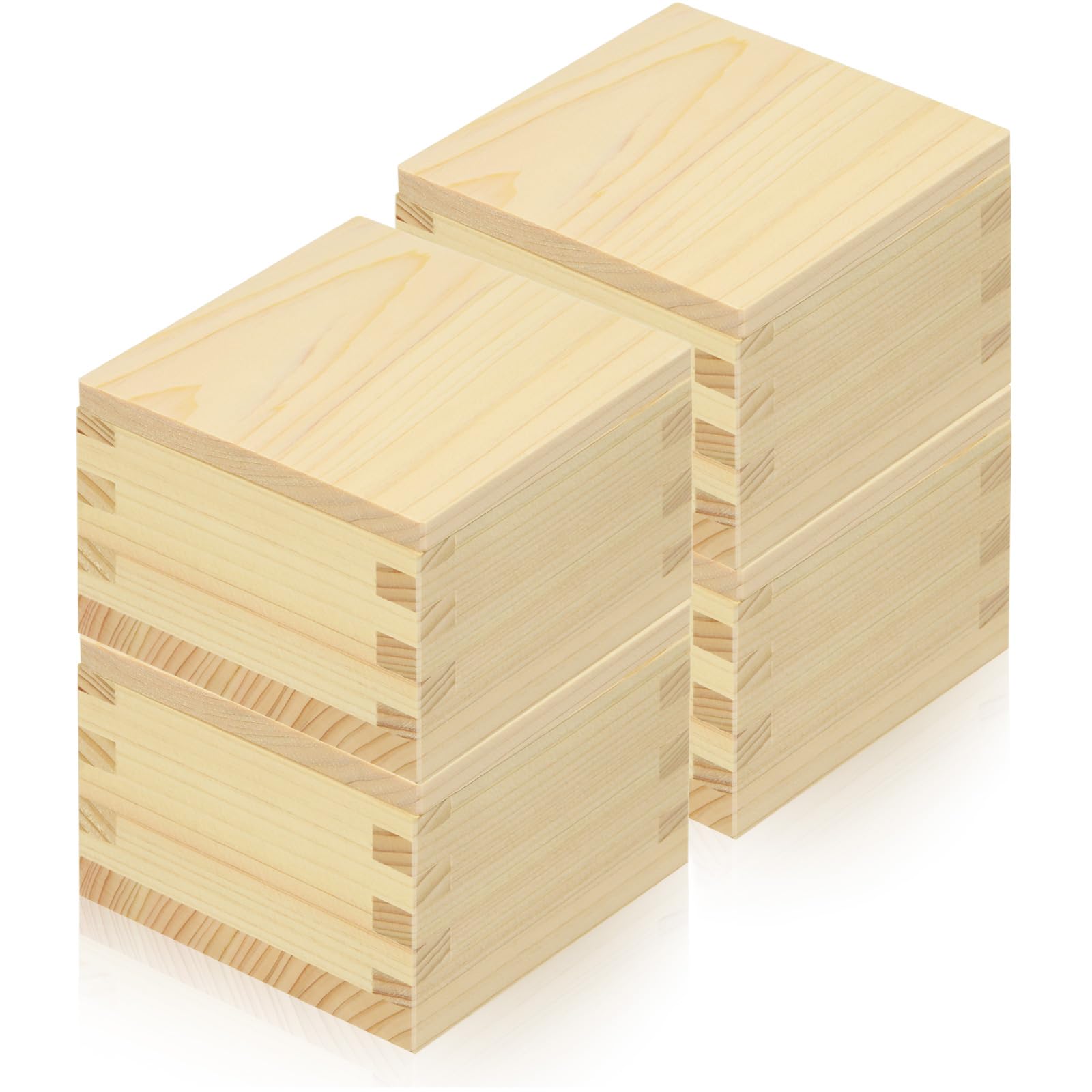 Hinoki Cypress Masu with Lid | 1 Go