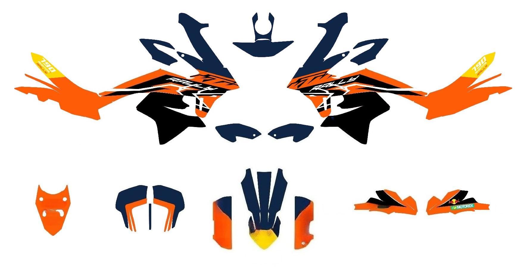 Kit autocollants KTM 790 890 ADV vinyle haute densité MXP