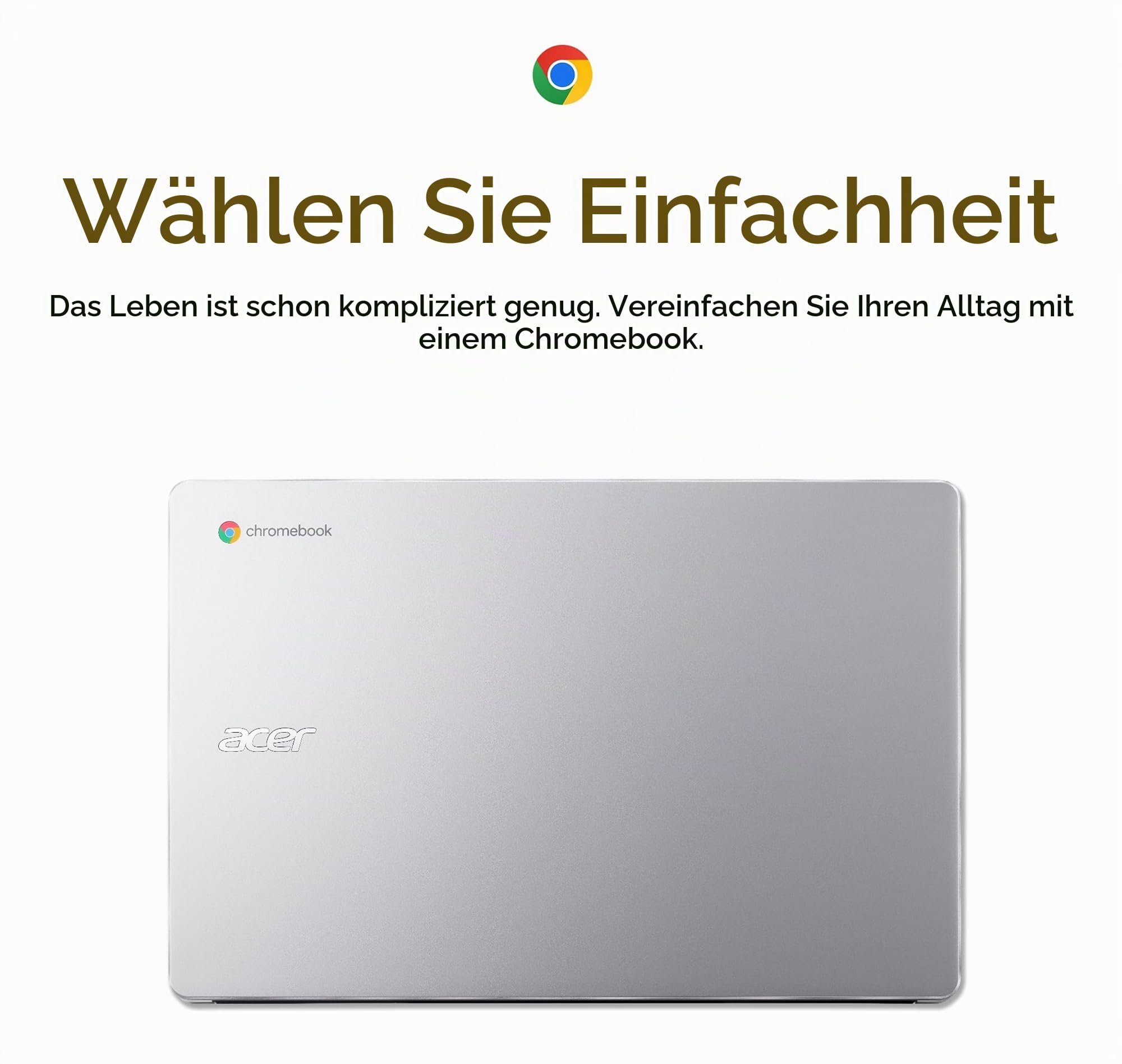 Acer Chromebook 315 CB315-4HT-C5B3, Ordinateur Portable Tactile 15,6'' Full HD IPS, PC Portable (Intel Celeron N4500, RAM 4 Go, 128 Go eMMC, UHD Graphics, Chrome OS), Laptop Gris, Clavier AZERTY